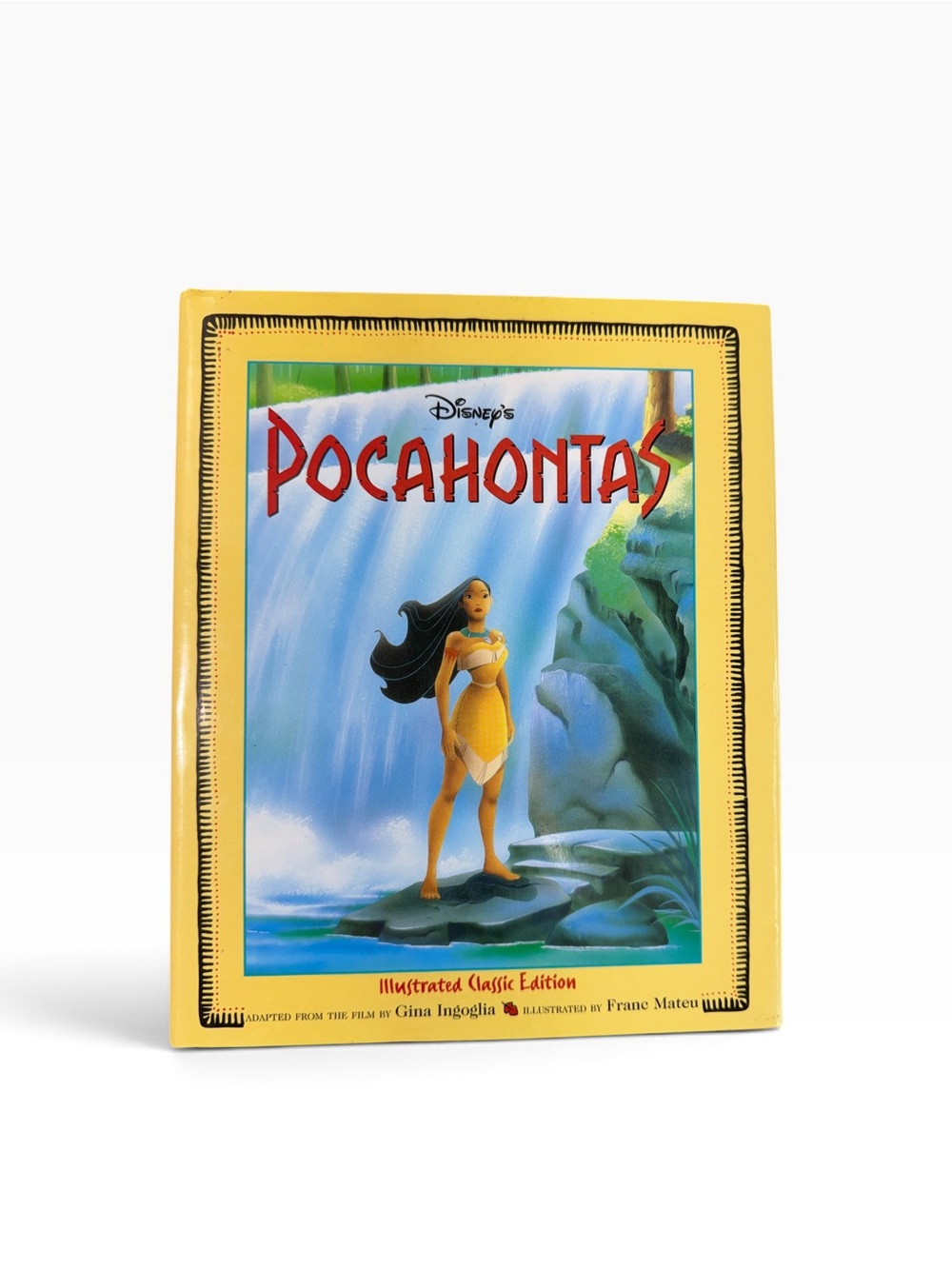 Vintage 90s Disney's Pocahontas Illustrated Classic Edition Hardcover 1995